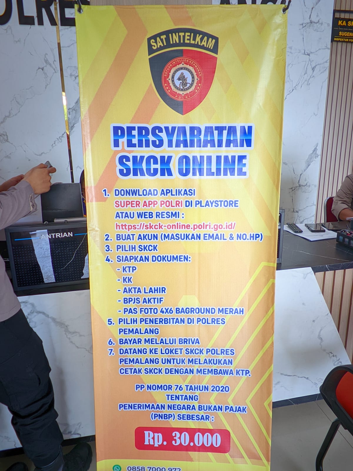 PERSYARATAN SKCK ONLINE